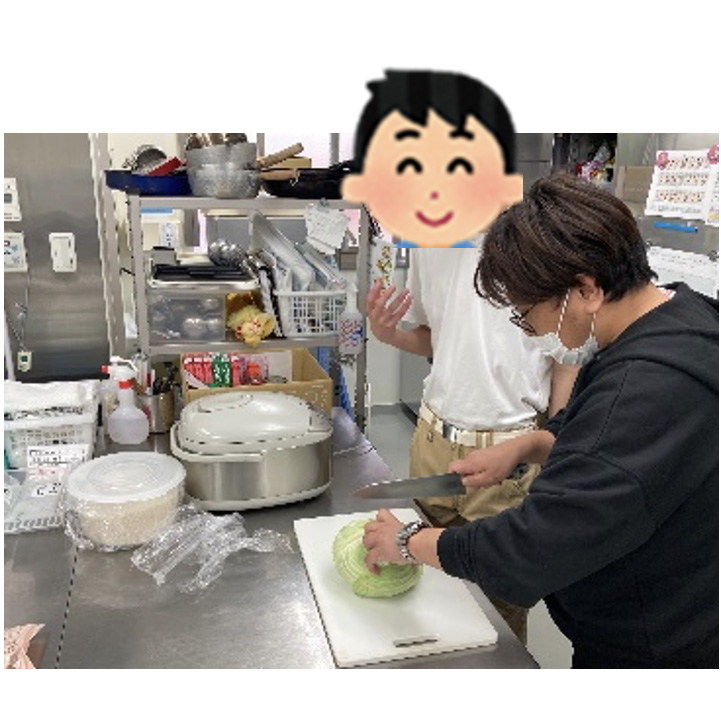 調理補助の写真